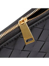 Intrecciato Zipped Coin Wallet Black - BOTTEGA VENETA - BALAAN 5