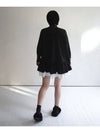 Ruffle Shirt Mini Dress BLACK Women s - RUBATI - BALAAN 2