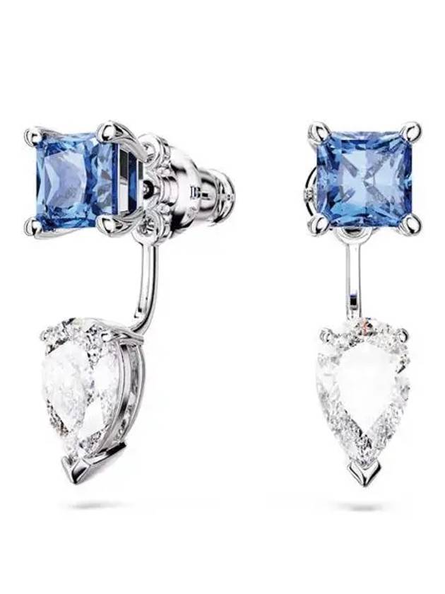 Mesmera Stud Earrings White Blue - SWAROVSKI - BALAAN 3