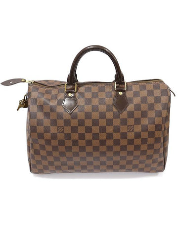 N41523 Damier Even Canvas Speedy 35 Tote Bag - LOUIS VUITTON - BALAAN 1