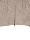 Patch Cable Two Way Zip-up Cardigan Beige - HARDCORE HAPPINESS - BALAAN 8