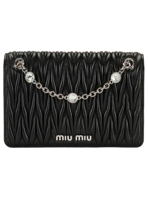 Materasse Nappa Leather Mini Bag Black - MIU MIU - BALAAN 1