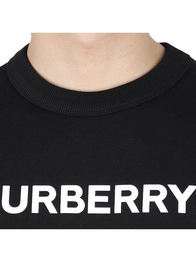 Front Logo Print Sweatshirt Black - BURBERRY - BALAAN 6