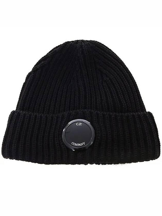 Wool Beanie Black - CP COMPANY - BALAAN 2