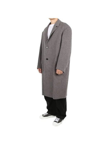 Felt Wool Single Coat Grey - LEMAIRE - BALAAN 1