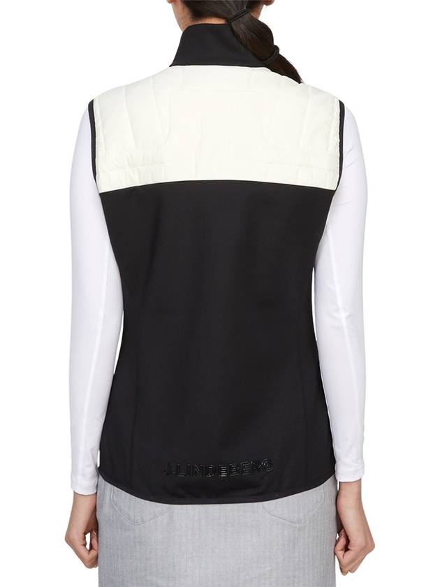 Women's Holma Quilt Hybrid Vest Whisper White - J.LINDEBERG - BALAAN 3