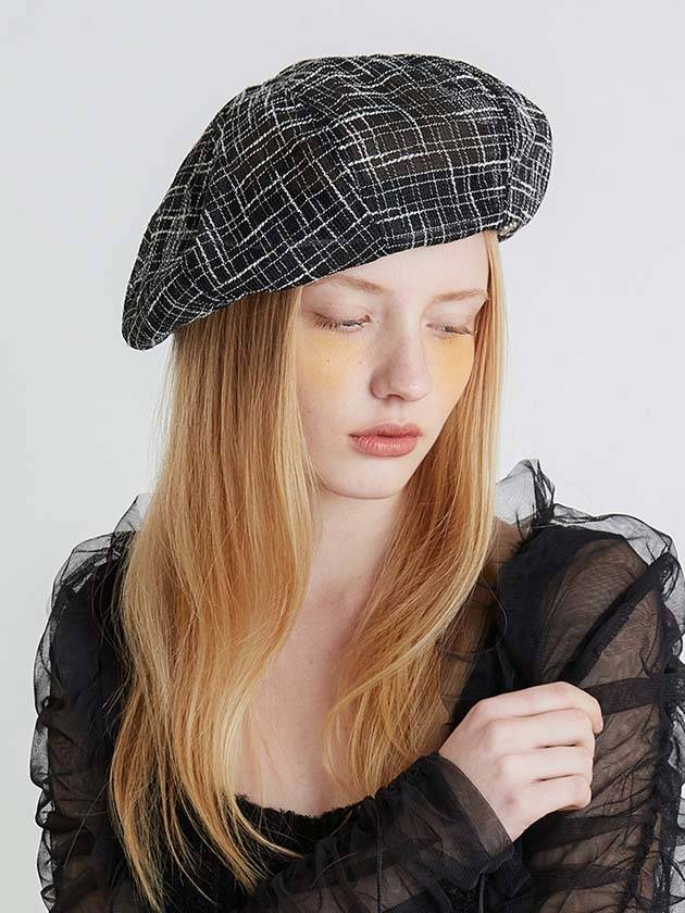 Summer Tweed Beret - BROWN HAT - BALAAN 1