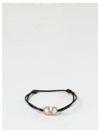 5W2J0F81 YAB 32U Garavani V logo cotton bracelet - VALENTINO - BALAAN 2