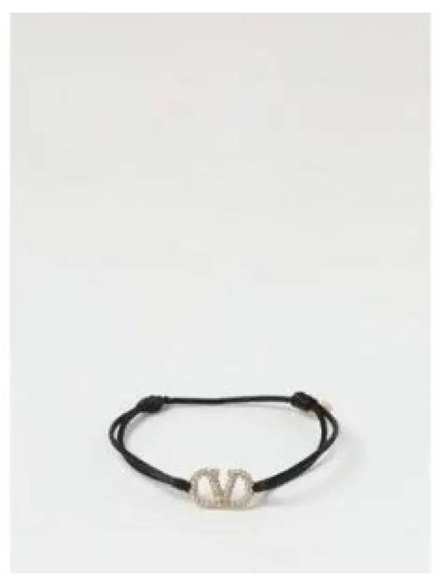 5W2J0F81 YAB 32U Garavani V logo cotton bracelet - VALENTINO - BALAAN 2