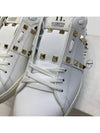 Men's Rockstud Untitled Low Top Sneakers White - VALENTINO - BALAAN.