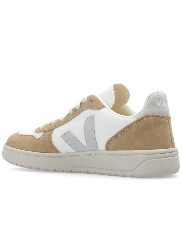 Veja ‘V-10 Chromefree Leather’ Sneakers, Women's, Beige - VEJA - BALAAN 5