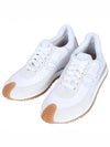 Women's Flow Runner Suede Nylon Sneakers White - LOEWE - BALAAN 2