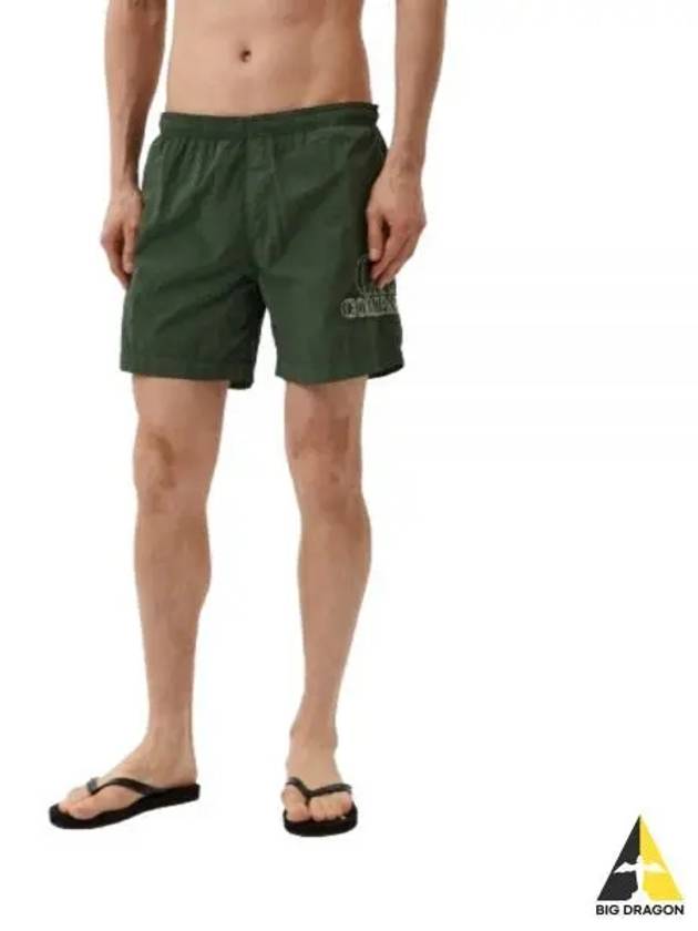 Eco Chrome R Swim Shorts Green - CP COMPANY - BALAAN 2