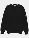 Lens Detail Knit Top Black - CP COMPANY - BALAAN 4