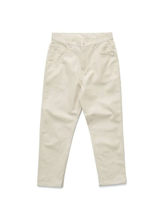 GLOW COATING COTTON PANTS IVORY - CITYSTREET - BALAAN 2