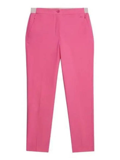 Women's Elle Stretch Straight Pants Azalea Pink - J.LINDEBERG - BALAAN 2