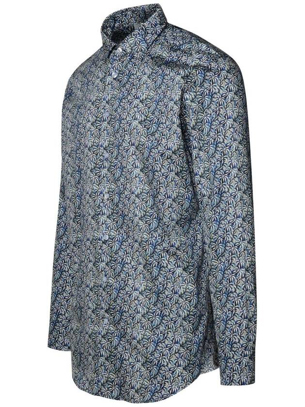 Etro Blue Cotton Shirt - ETRO - BALAAN 2