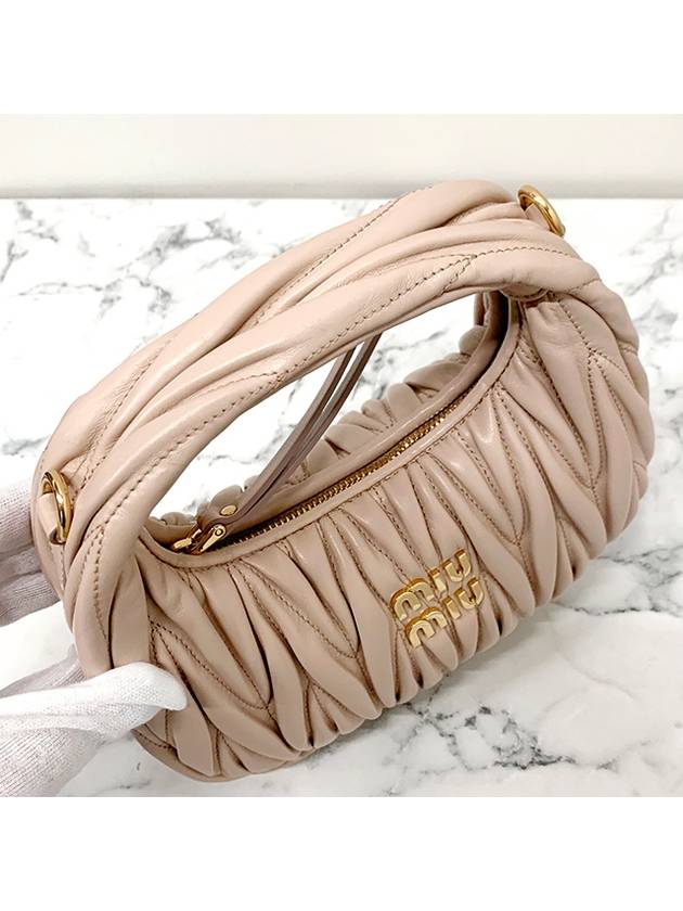 Logo Mini WANDER Hobo Bag 5BP078 N88F0236 B0011213157 - MIU MIU - BALAAN 8