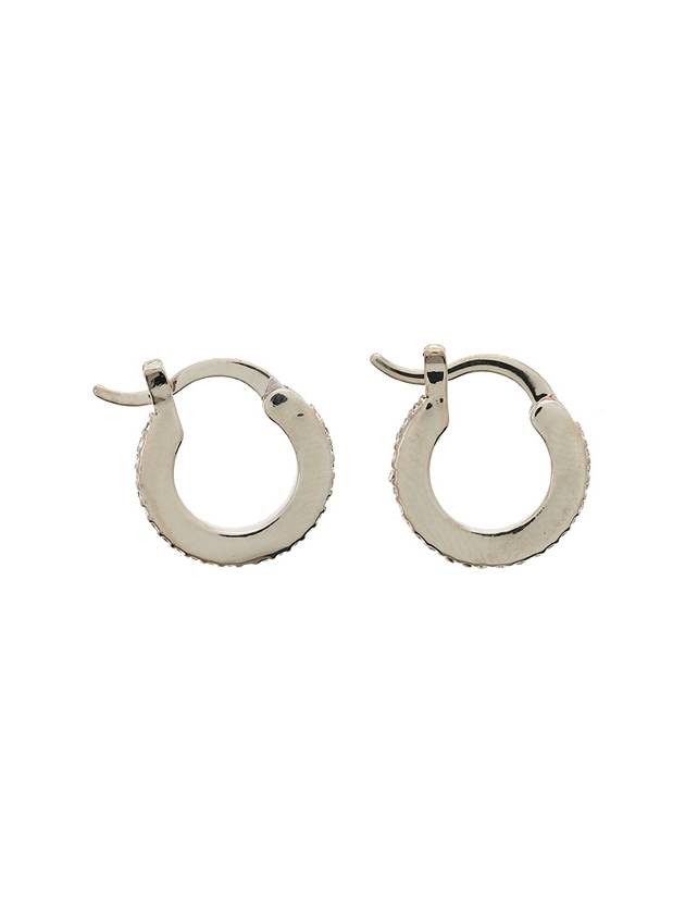 Pave Huggy Earrings C9337 SILVER - COACH - BALAAN 3