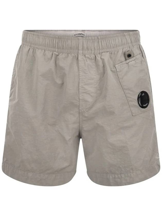 Lens Pocket Swim Shorts Grey - CP COMPANY - BALAAN 3