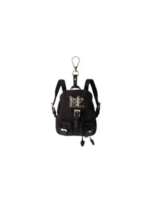 Charm Re-Nylon Mini Backpack Black - PRADA - BALAAN 2