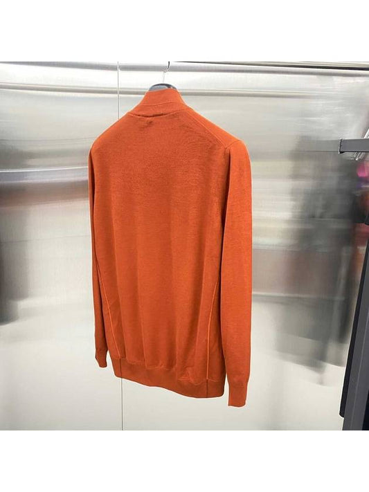 Knit zipup cardigan orange - LORO PIANA - BALAAN 2