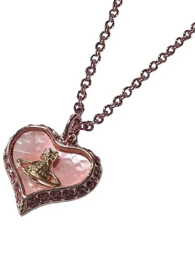 Petra Heart Logo Necklace Rose - VIVIENNE WESTWOOD - BALAAN 5