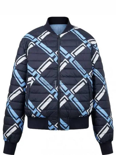 Women's Reversible Bomber Jacket Blue - J.LINDEBERG - BALAAN 2