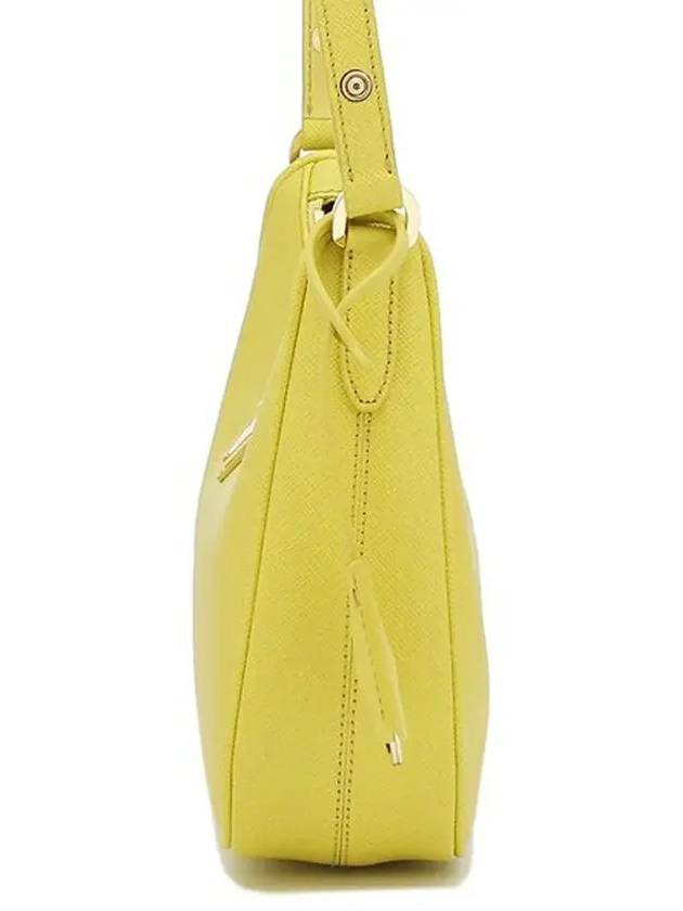 Re-Edition Saffiano Leather Mini Shoulder Bag Yellow - PRADA - BALAAN 5