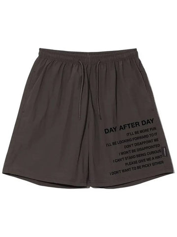 EL Street Taslan Shorts Shorts Charcoal - ELIMENO - BALAAN 1