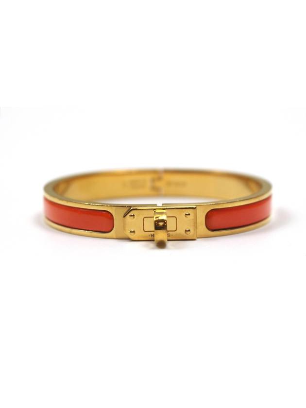 Mini Click Kelly Bracelet Orange Gold H200004FP - HERMES - BALAAN 1