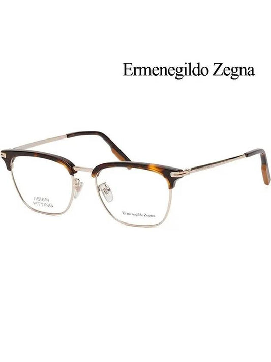 Zegna glasses frame EZ5191D 052 Asian fit lower gold frame gold - ERMENEGILDO ZEGNA - BALAAN 1