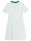 Women's Katherine Mini Dress White Green - J.LINDEBERG - BALAAN 3