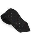 Polka Dot Silk Necktie Black - PAUL SMITH - BALAAN 5