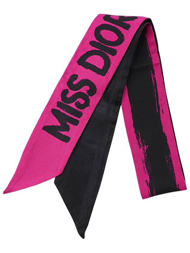 Graffiti Mitzha Scarf Fuchsia - DIOR - BALAAN 2