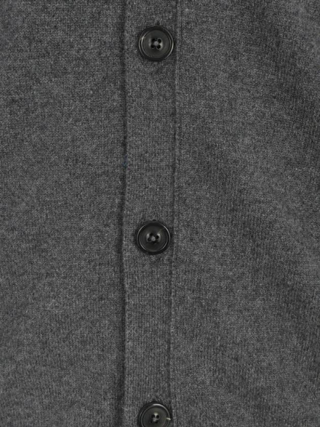 Cashmere Back Stitch Cardigan Grey - MAISON MARGIELA - BALAAN 4