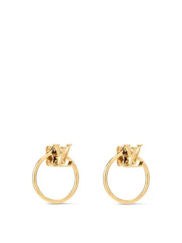 LV Eclipse Earrings Gold - LOUIS VUITTON - BALAAN 3