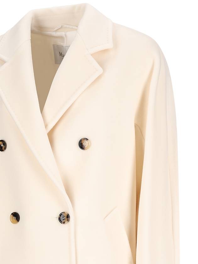 Revus Wool Cashmere Shorts Double Coat Cream - MAX MARA - BALAAN 4