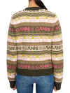 Women's Jacquard Logo Motif Cardigan Kalamata - GANNI - BALAAN 5