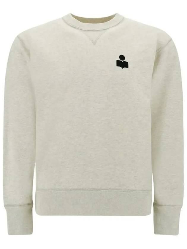 Mike Logo Cotton Sweatshirt White - ISABEL MARANT - BALAAN 2