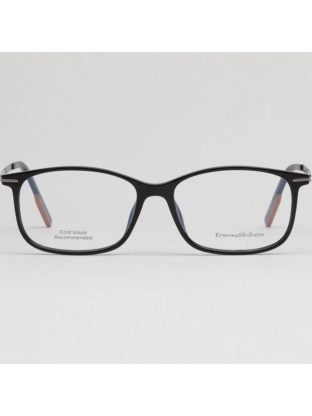 Zegna glasses frame EZ5172 001 slim horn frame ultra light - ERMENEGILDO ZEGNA - BALAAN 3