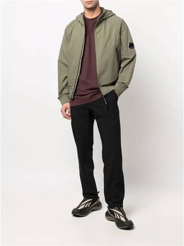 Men's Protech Mesh Lens Hooded Jacket Khaki - CP COMPANY - BALAAN.