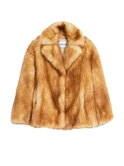 Janice Fur Jacket Natural - STAND STUDIO - BALAAN 2