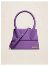 Le Grand Chiquito Large Signature Tote Bag Purple - JACQUEMUS - BALAAN 2