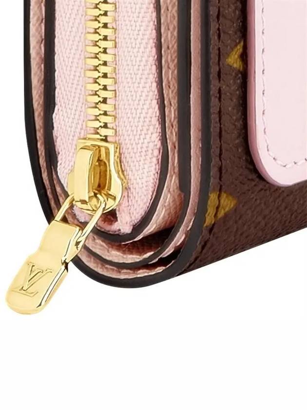 Lou Monogram Coated Canvas Half Wallet Pink - LOUIS VUITTON - BALAAN 3