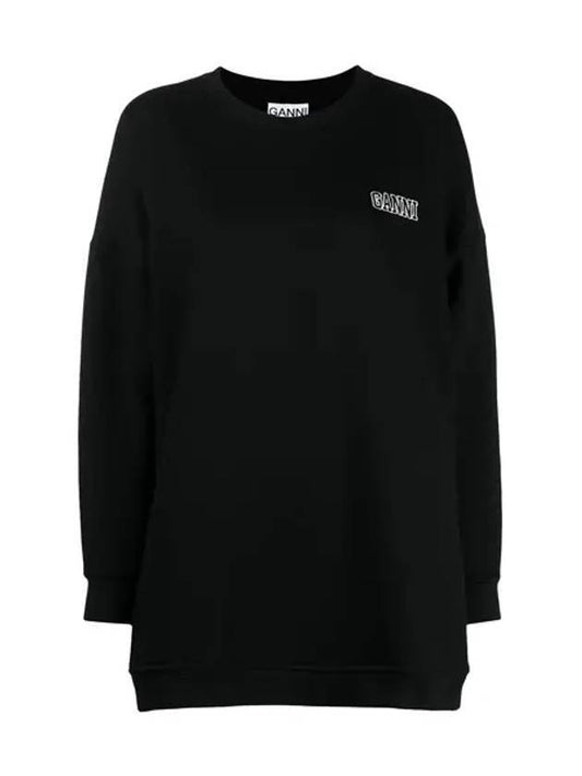 Women s Oversized Isoli Sweatshirt Black - GANNI - BALAAN 1