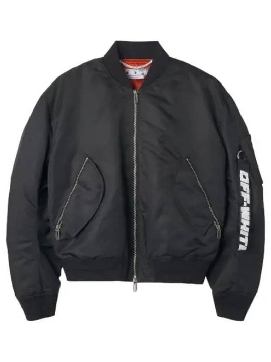 Bomber Jacket Black Jumper - OFF WHITE - BALAAN 1