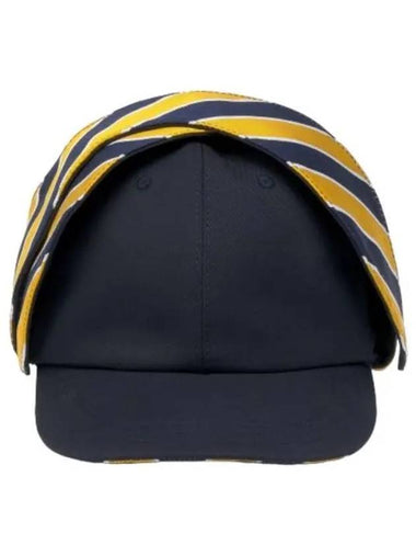 wool cap navy hat - THOM BROWNE - BALAAN 1