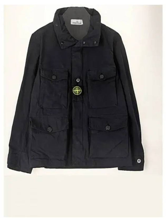 Cordura Field Wappen Cotton Jacket Navy - STONE ISLAND - BALAAN 2