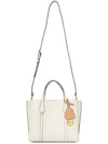 Perry Triple Compartment Small Tote Bag Ivory - TORY BURCH - BALAAN 8